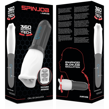 JAMYJOB - ESTIMULADOR DE SEXO ORAL SPINJOB