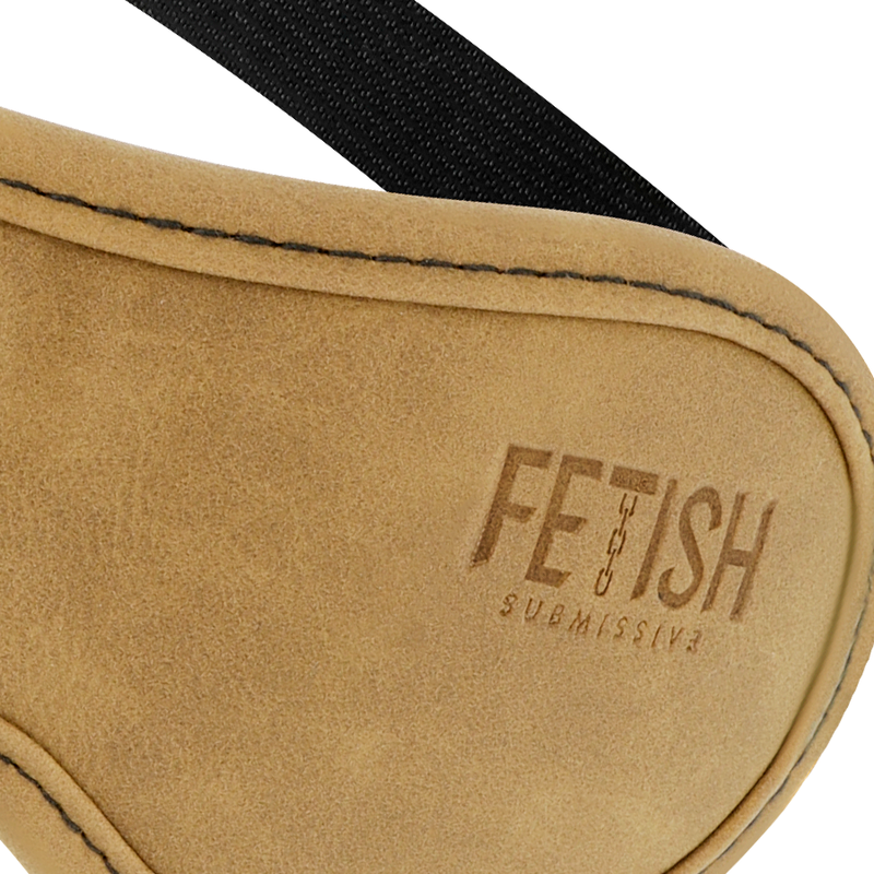 FETISH SUBMISSIVE ORIGEN - MSCARA DE COURO VEGANO COM FORRO DE NEOPRENE