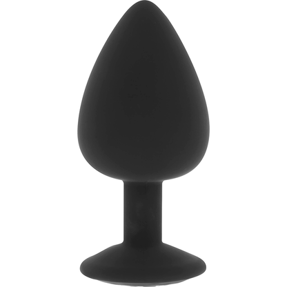 OHMAMA - PLUG ANAL DE SILICONE DIAMANTE TAMANHO L 9 CM