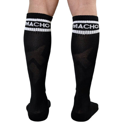 MACHO - MEIAS COMPRIDAS TAMANHO ÚNICO PRETO