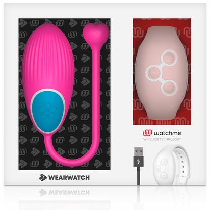 WEARWATCH - TECNOLOGIA WATCHME CONTROLE REMOTO OVO FÚCSIA / ROSA