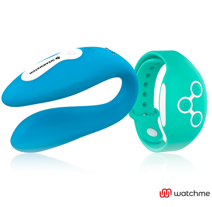 WEARWATCH - VIBRADOR WATCHME DE TECNOLOGIA DUPLA INDIGO/ÁGUA DO MAR