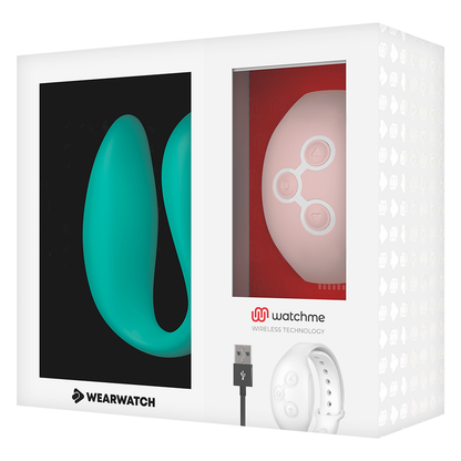 WEARWATCH - VIBRADOR DE TECNOLOGIA DUAL WATCHME ÁGUA DO MAR / ROSA