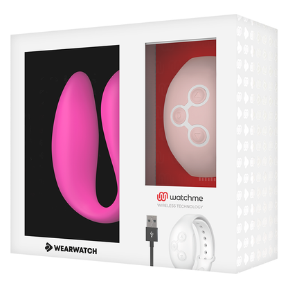 WEARWATCH - VIBRADOR WATCHME DUAL TECHNOLOGY FÚCSIA / ROSA