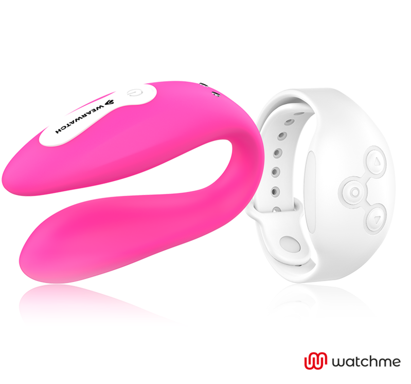 WEARWATCH - VIBRADOR WATCHME DUAL TECHNOLOGY FÚCSIA / NEVE