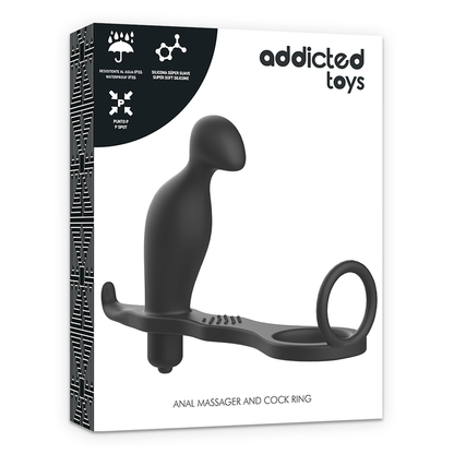 ADDICTED TOYS - PLUG ANAL - COM ANEL DE SILICONE 12 CM