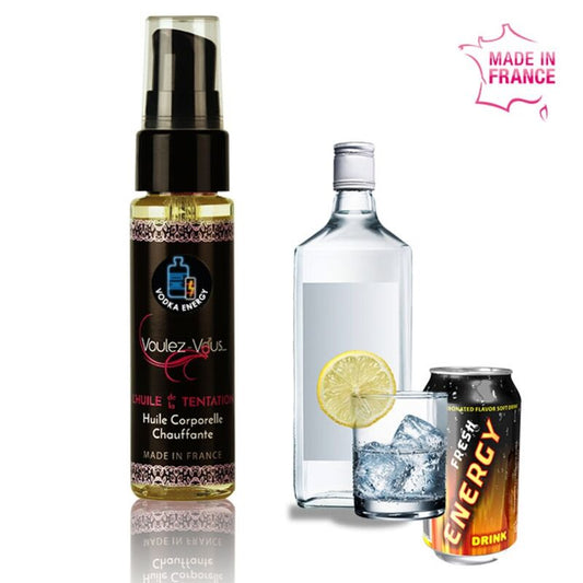 VOULEZ-VOUS - ÓLEO CORPORAL DE AQUECIMENTO VODKA RED BULL 35 ML