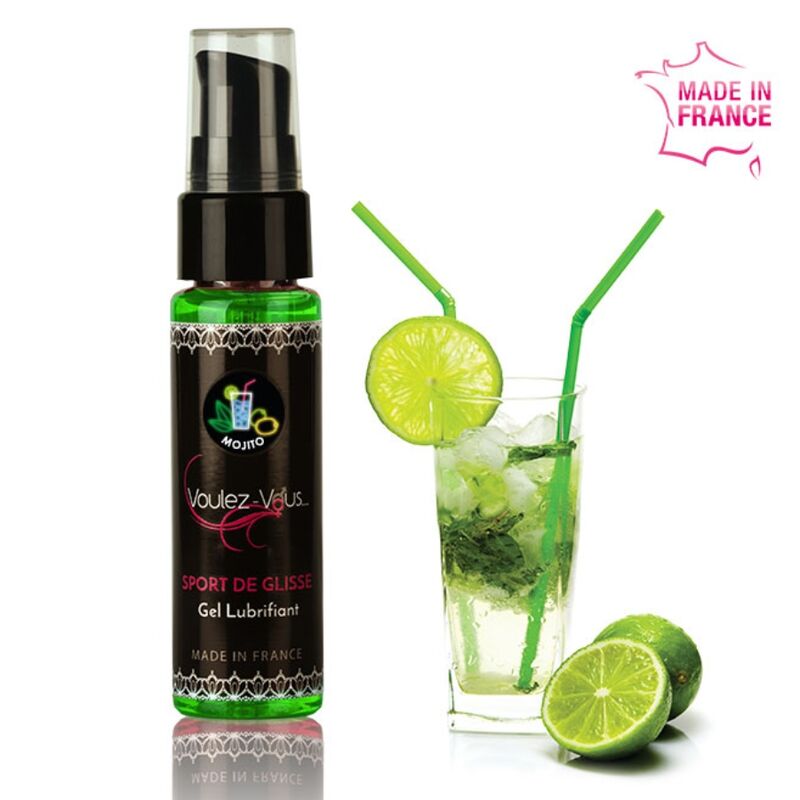 VOULEZ-VOUS - LUBRIFICANTE  BASE DE GUA MOJITO - 35 ML